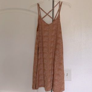 RVCA Orange Mini dress size medium